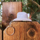 Cowboy hat / Tejana Bottle opener keychain