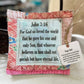 💖 Special Gift Price £4.99🔥Last week!!🎁Handmade Prayer Quilt with cross inside