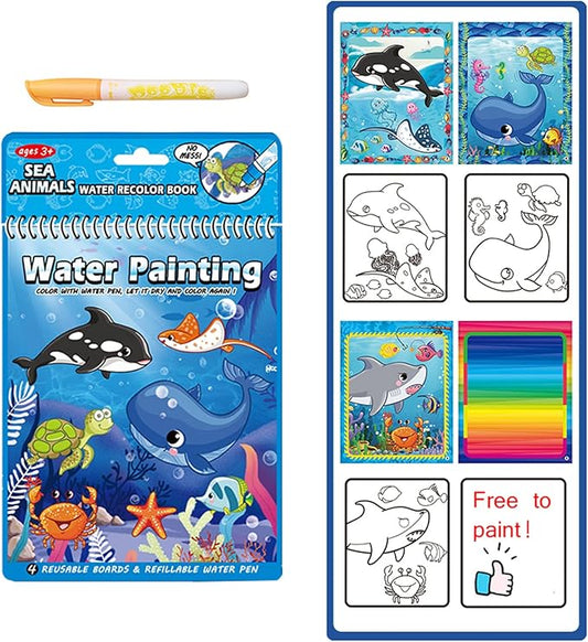 🖌️2025 Hot Sales 49% OFF🎁Eco-Friendly Magic Water Doodle Busy Book