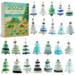 🌊🎄Sea Glass Christmas Tree Advent Calendar-2D Acrylic Christmas Tree Countdown Calendar