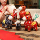Year of the Horse Copper Coins Plush Doll Home Decoration