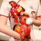 Year of the Horse Copper Coins Plush Doll Home Decoration