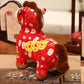 Year of the Horse Copper Coins Plush Doll Home Decoration