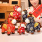Year of the Horse Copper Coins Plush Doll Home Decoration