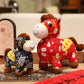 Year of the Horse Copper Coins Plush Doll Home Decoration