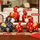 Year of the Horse Copper Coins Plush Doll Home Decoration