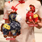 Year of the Horse Copper Coins Plush Doll Home Decoration