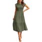 💖New Year's Sale 50% ✨WOMEN'S SUMMER CASUAL FLUTTER SHORT MIDI DRESS