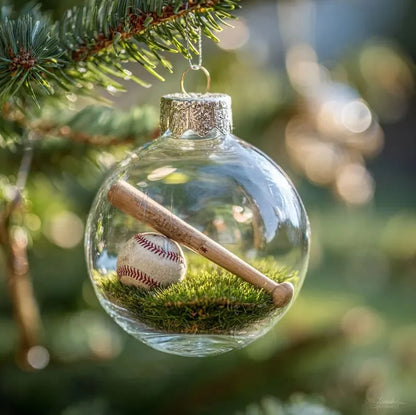 🌲Holiday Gift--⚾Sporty Christmas Ornament
