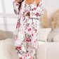 Comfy 3-Piece Pajama Set – Robe, Camisole & Long Pants