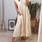 🎉Hot Sale 50% OFF🎉Sleeveless Pleated Simple Solid Color Dress