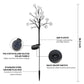 Outdoor Waterproof Cherry Blossom  Multicolor Solar Garden Lights
