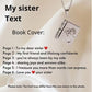 🎅Christmas Sale 50% OFF💥My Book Necklace for Daughter,Son or Lover, Birthday Day Gift Graduation Jewelry