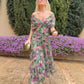 Women's Elegant Mesh Boutonniere Dress