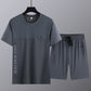 Men's Short Sleeve Top & Shorts 2-Piece Set