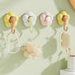 Flower-Shaped Suction Cup Hook for Bathroom & Kitchen