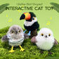 Lifelike Bird-Shaped Interactive Cat Toy