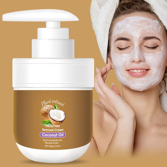 🔥HOT SALE 49% OFF🔥Coconut Facial Hair Removal Cream