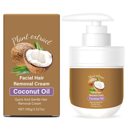 🔥HOT SALE 49% OFF🔥Coconut Facial Hair Removal Cream
