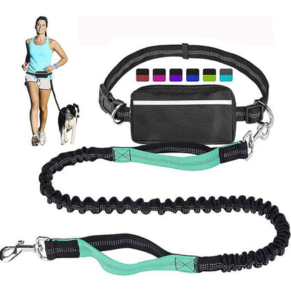 🔥Hot Sale 49% Off🔥Adjustable Hands-Free Dog Lead with Waist Bag