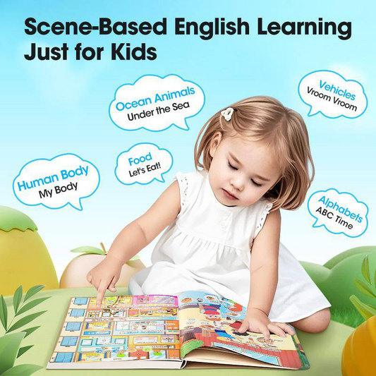 🧸Interactive English Learning Sound Book for Children✏️