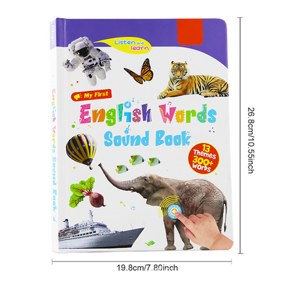 🧸Interactive English Learning Sound Book for Children✏️