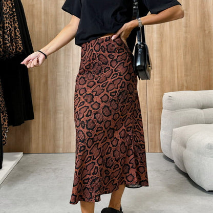 ⏰Limited Time Offer 50% OFF💛Women's Leopard Printed Casual Skirt