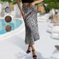 👍Hot Sale 49% Off🔥Leopard High Waist Printed Long Skirt