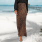 👍Hot Sale 49% Off🔥Leopard High Waist Printed Long Skirt