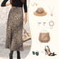 👍Hot Sale 49% Off🔥Leopard High Waist Printed Long Skirt