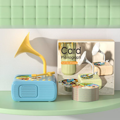 🏆Flash Sale 49%OFF 💥🎶Kids Phonograph with 99 Cards👶Early Education Phonograph Story Machine