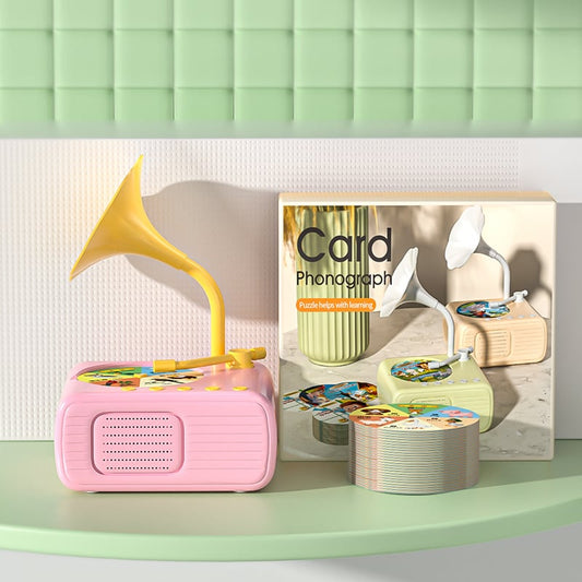 🏆Flash Sale 49%OFF 💥🎶Kids Phonograph with 99 Cards👶Early Education Phonograph Story Machine