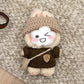 Cute Hat, Sweater, and Bag 3-Piece Set for Labubu Doll