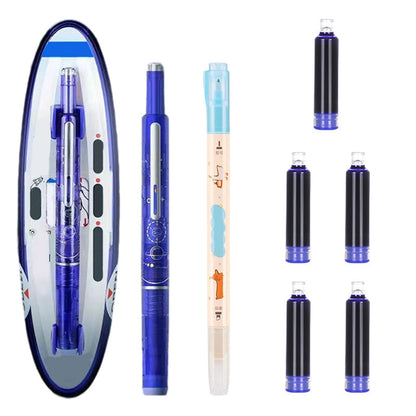 Quick-Dry Retractable Fountain Pen