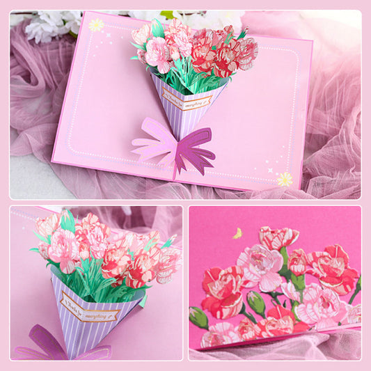 🦋 Vibrant 3D Butterfly & Daisy Pop-Up Greeting Card