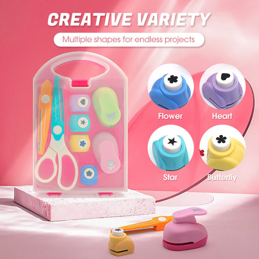 Creative DIY Multi-Shape Craft Punch Set