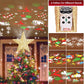 Christmas Tree Star & Snowflake Projection Light