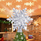 Christmas Tree Star & Snowflake Projection Light
