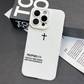 Matte Cross Pattern iPhone Case