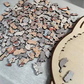🎁 Christmas Sale 49% off 🎅 135-piece wooden puzzle in the shape of a cat in Morandi colors