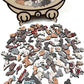 🎁 Christmas Sale 49% off 🎅 135-piece wooden puzzle in the shape of a cat in Morandi colors