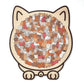 🎁 Christmas Sale 49% off 🎅 135-piece wooden puzzle in the shape of a cat in Morandi colors