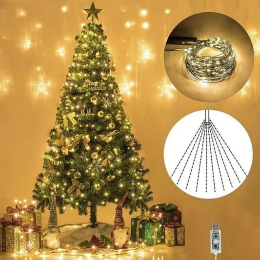 🎅CHRISTMAS SEASON SPECIAL PRICE✨Waterproof Christmas LED Firefly Twinkle Bunch Lights