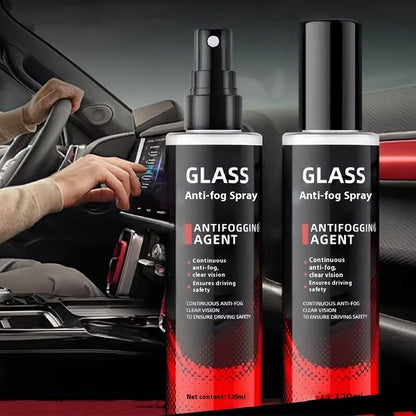 Anti-fog spray for car and home windows