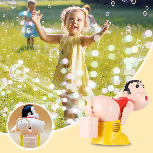 Electric Funny Boy Bubble Fart Blower Set
