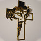 🙏Metal cross plaque of Jesus Christ for wall decoration✝️