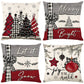 Cute Christmas Print Pillow Cover