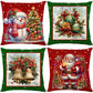 Cute Christmas Print Pillow Cover