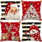 Cute Christmas Print Pillow Cover