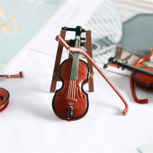 Mini Violin Instrument Model